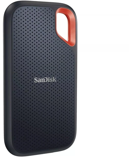 Išorinis kietasis diskas SSD SanDisk Extreme Portable V2 1TB Juodas-Oranžinis (SDSSDE61-1T00-G25)