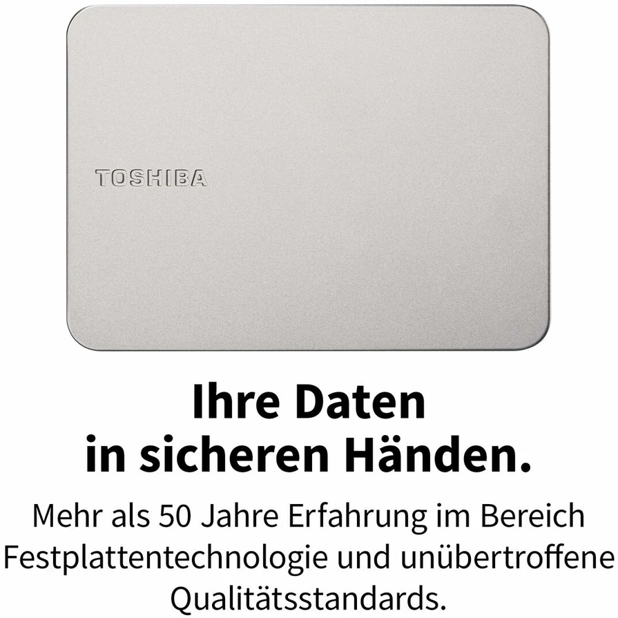 Išorinis kietasis diskas Toshiba Canvio Flex 1TB Sidabrinis (HDTX210ESCAA)