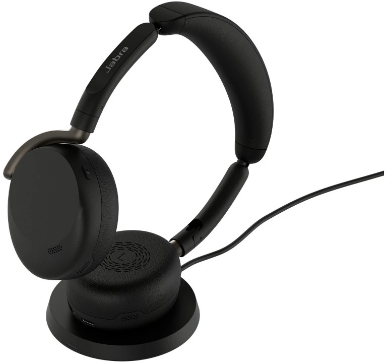 Jabra Ausinės Evolve3 65 Flex Link 390c UC belaidė įkrovimo kilimėlis