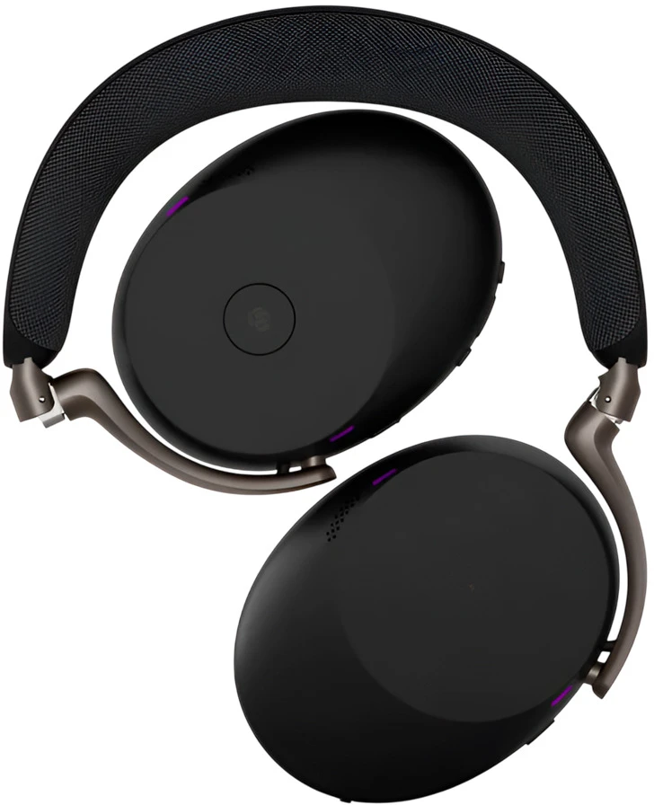Jabra Evolve3 85 UC Belaidės Bluetooth ausinės su USB-A dongle, ANC (aktyvus triukšmo slopinimas) Juodas