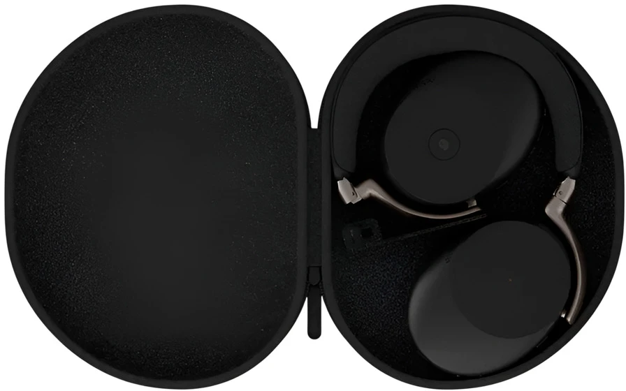 Jabra Evolve3 85 UC Belaidės Bluetooth ausinės su USB-A dongle, ANC (aktyvus triukšmo slopinimas) Juodas