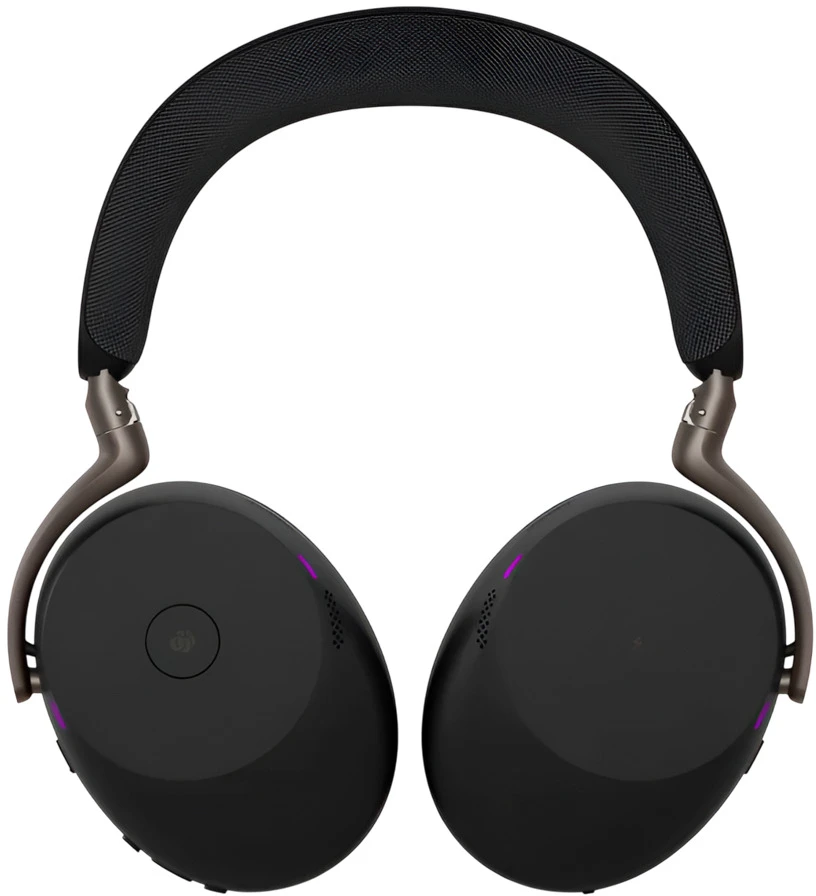 Jabra Evolve3 85 UC Belaidės Bluetooth ausinės su USB-A dongle, ANC (aktyvus triukšmo slopinimas) Juodas