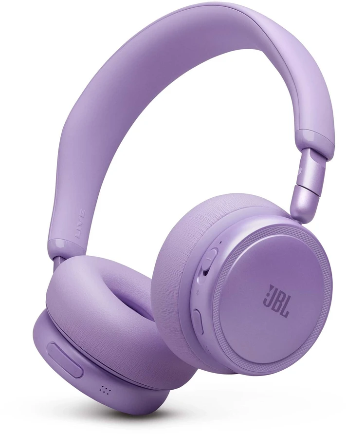 JBL Live 680NC Belaidės ant ausų ausinės su adaptyviu triukšmo slopinimu, violetinė