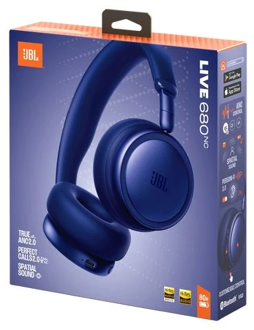 JBL Live 680NC Belaidės ant ausų ausinės su adaptyviu triukšmo slopinimu