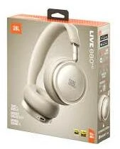 JBL Live 680NC Belaidės ant ausų ausinės su adaptyviu triukšmo slopinimu, sand