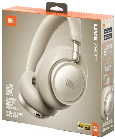 JBL Live 780NC Belaidės ausinės virš ausų su adaptyviu triukšmo slopinimu