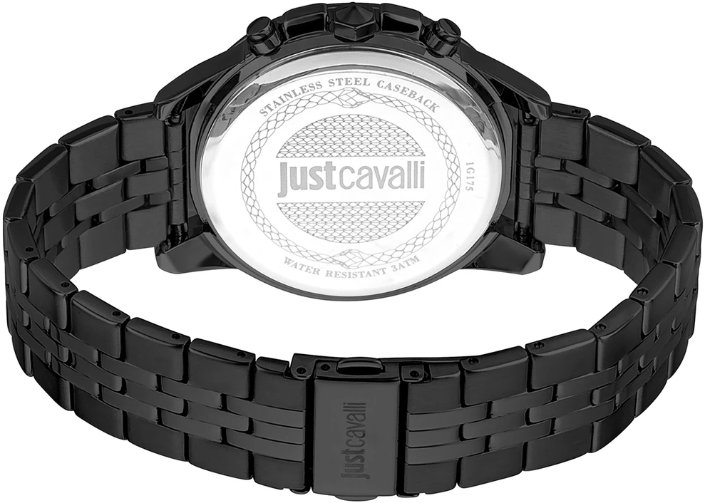 JustCavalli Laikrodis JUST CAVALLI JC1G175M0275. Kwarcowy, Kolor mėlyna. Mężczyzna.