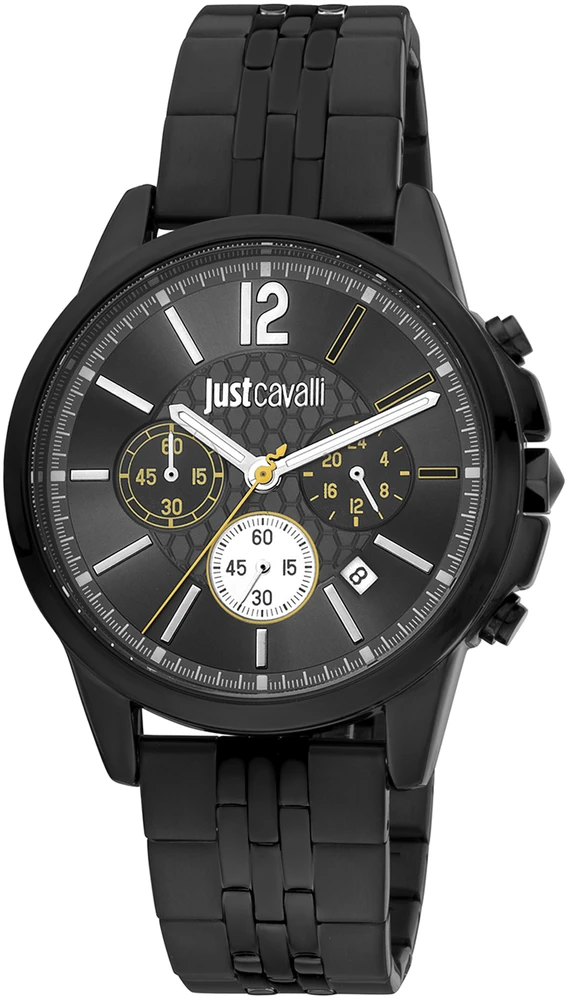 JustCavalli Laikrodis JUST CAVALLI JC1G175M0285. Kwarcowy, Kolor juoda. Mężczyzna.