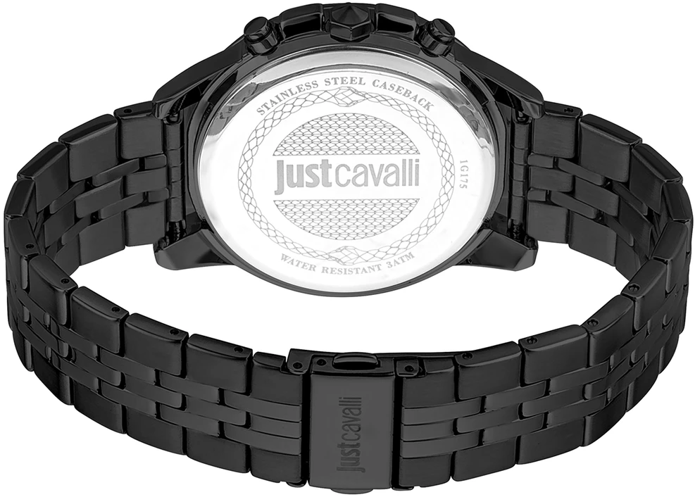 JustCavalli Laikrodis JUST CAVALLI JC1G175M0285. Kwarcowy, Kolor juoda. Mężczyzna.