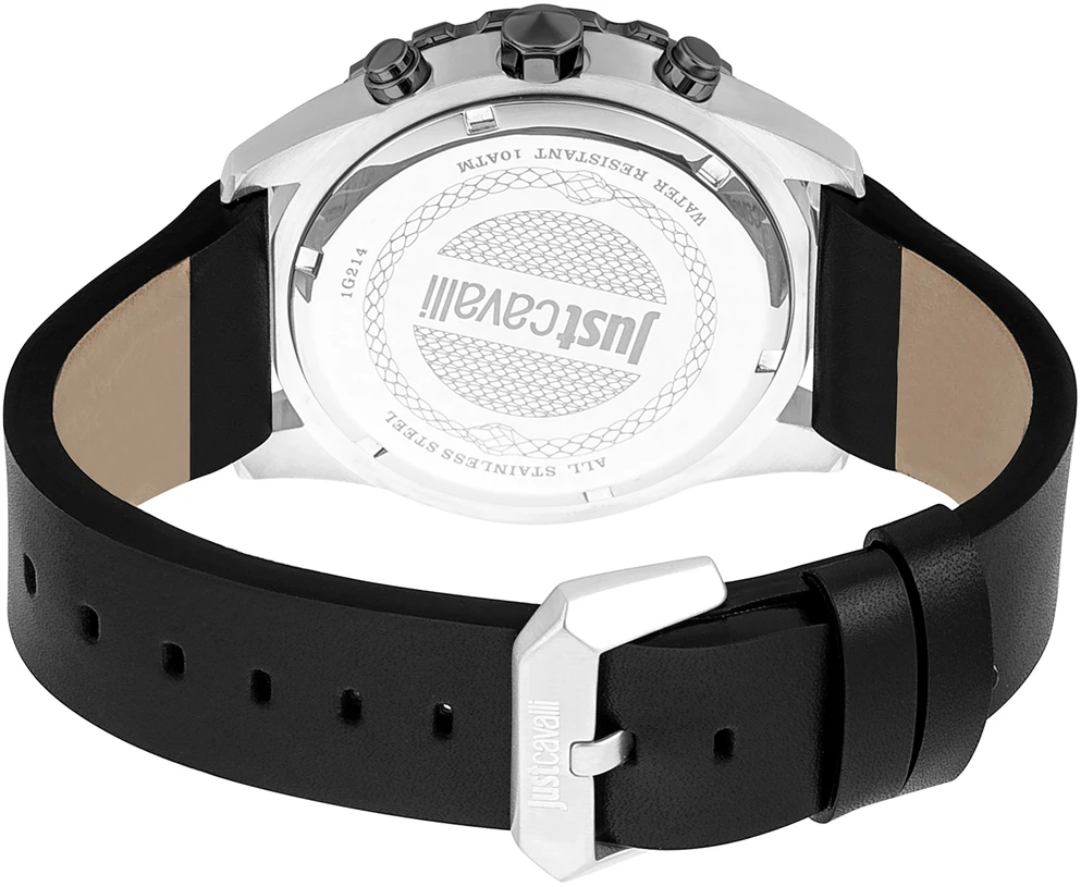 JustCavalli Laikrodis JUST CAVALLI JC1G214L0035. Kwarcowy, Kolor juoda. Mężczyzna.