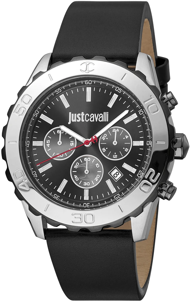 JustCavalli Laikrodis JUST CAVALLI JC1G214L0035. Kwarcowy, Kolor juoda. Mężczyzna.