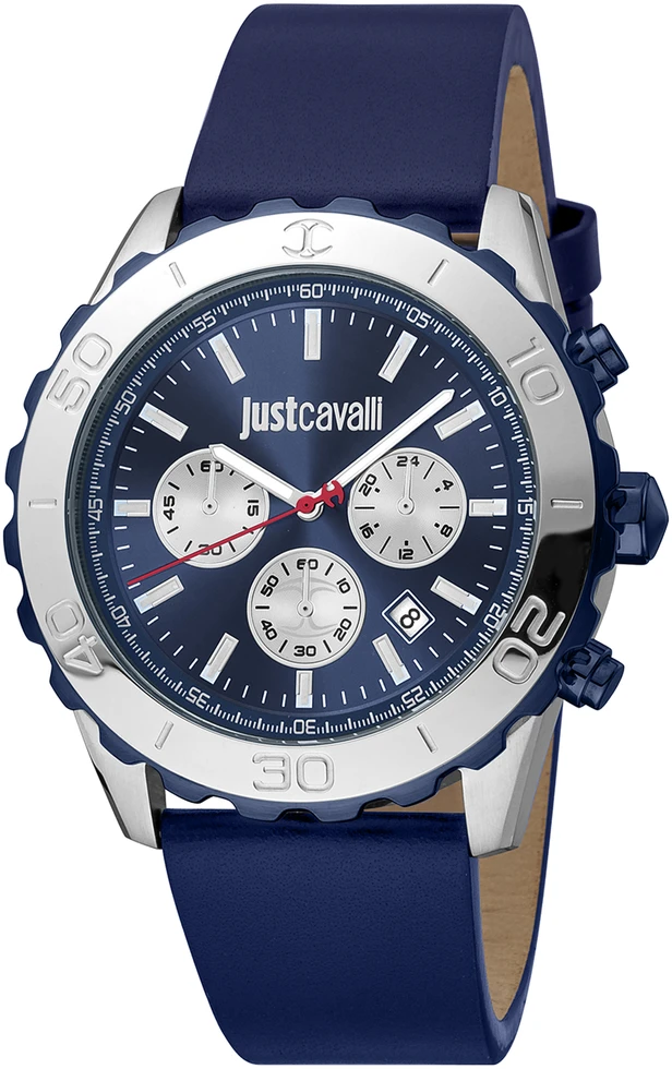 JustCavalli Laikrodis JUST CAVALLI JC1G214L0045. Kwarcowy, Kolor mėlyna. Mężczyzna.