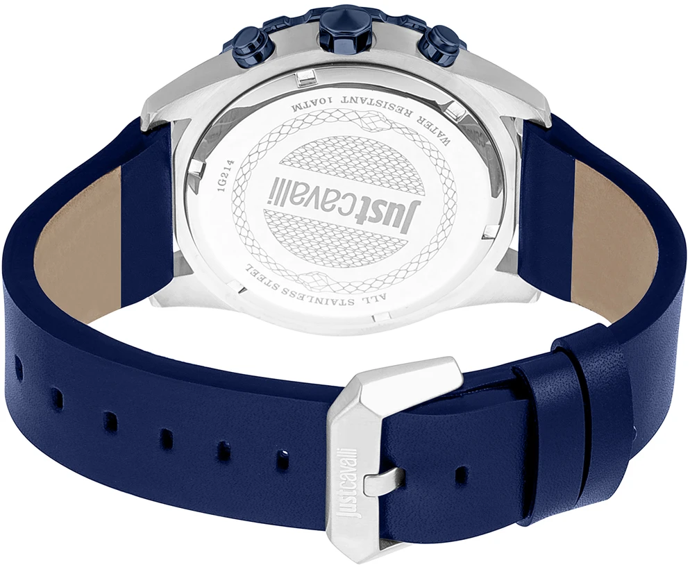 JustCavalli Laikrodis JUST CAVALLI JC1G214L0045. Kwarcowy, Kolor mėlyna. Mężczyzna.