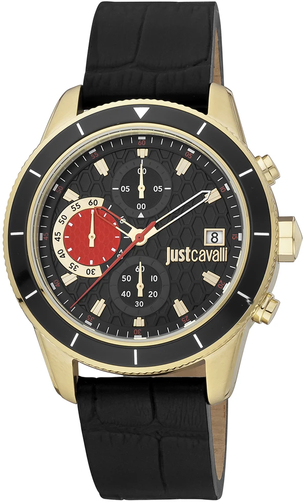 JustCavalli Laikrodis JUST CAVALLI JC1G215L0025. Kwarcowy, Kolor raudona. Mężczyzna.