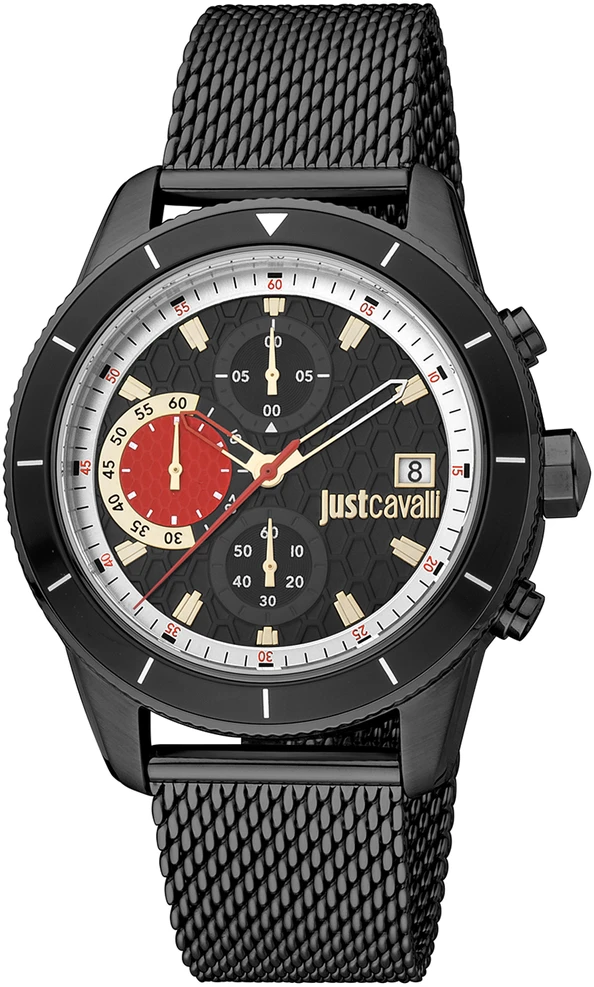 JustCavalli Laikrodis JUST CAVALLI JC1G215M0075. Kwarcowy, Kolor raudona. Mężczyzna.