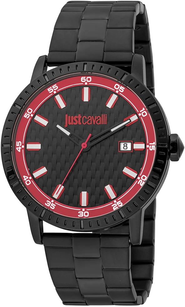 JustCavalli Laikrodis JUST CAVALLI JC1G216M0065. Kwarcowy, Kolor raudona. Mężczyzna.