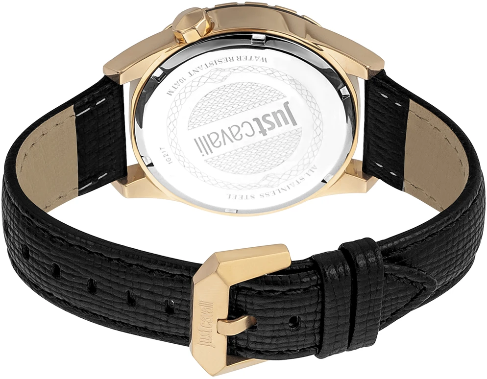 JustCavalli Laikrodis JUST CAVALLI JC1G217L0035. Kwarcowy, Kolor juoda. Mężczyzna.