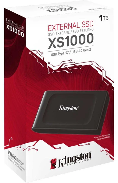 Kietasis diskas Kingston Dysk SSD XS1000 1TB USB3.2 Gen2 Zewnętrzny