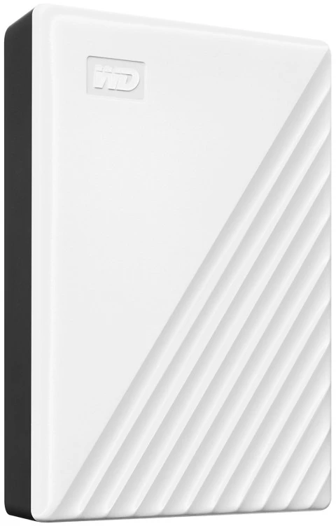 Kietasis diskas Western Digital My Passport 5 TB 2.5 col. USB 3.0 Micro-B (5Gb/​s) Baltas externe HDD HDD