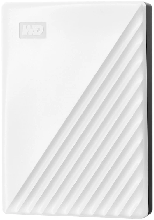 Kietasis diskas Western Digital My Passport 5 TB 2.5 col. USB 3.0 Micro-B (5Gb/​s) Baltas externe HDD HDD