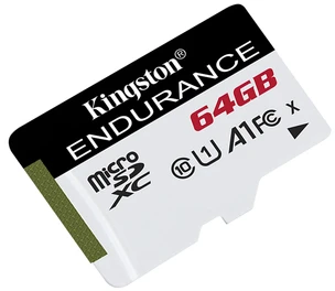 Kingston MicroSD atminties kortelė 64GB Endurance 95/30MB/s C10 A1 UHS-I