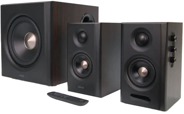 Edifier 2.1 Active Speaker | S355DB | 150 W | Bluetooth | Belaidė jungtis | Juodas