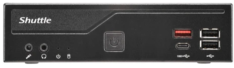 Kompiuterio korpusas Shuttle Barebone XPC slim DH810 LGA1851 8GB 1xSATA 1xM.2 (DH810_BUNDLE_8GB)