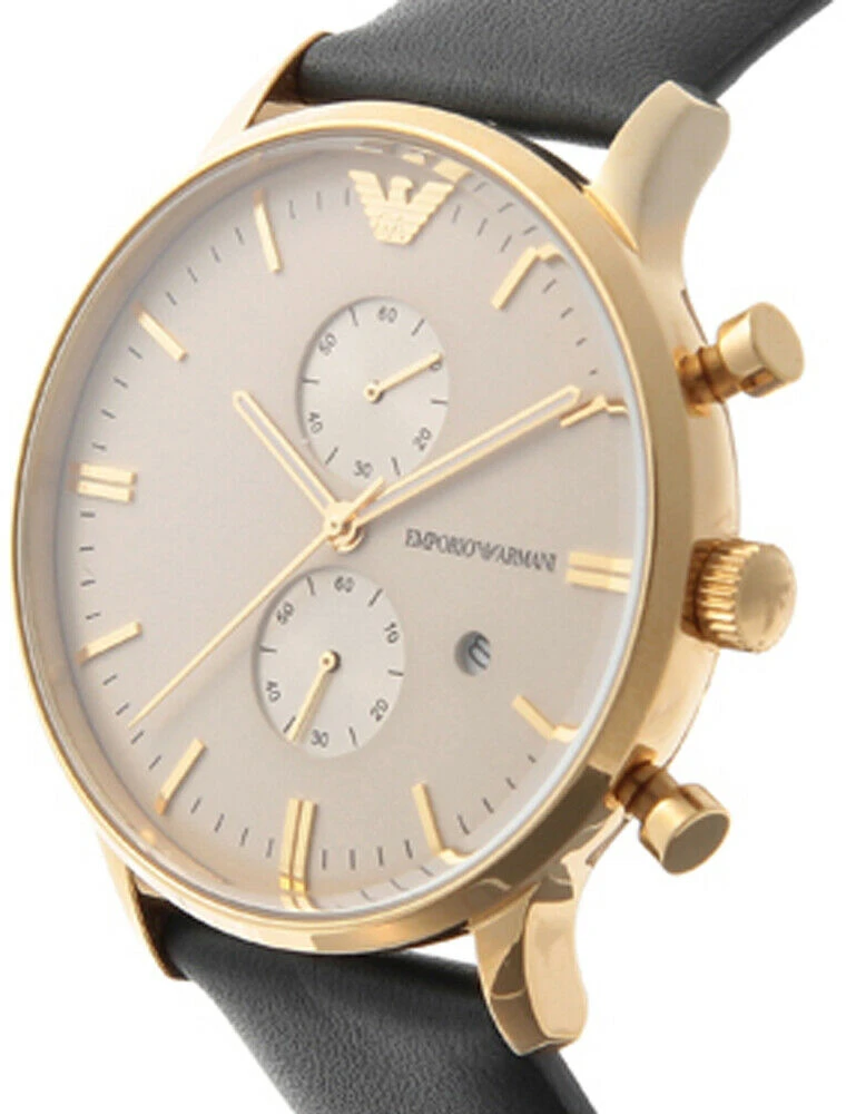 Laikrodis ARMANI AR0386. Kwarcowy, Kolor auksinė. Mężczyzna.