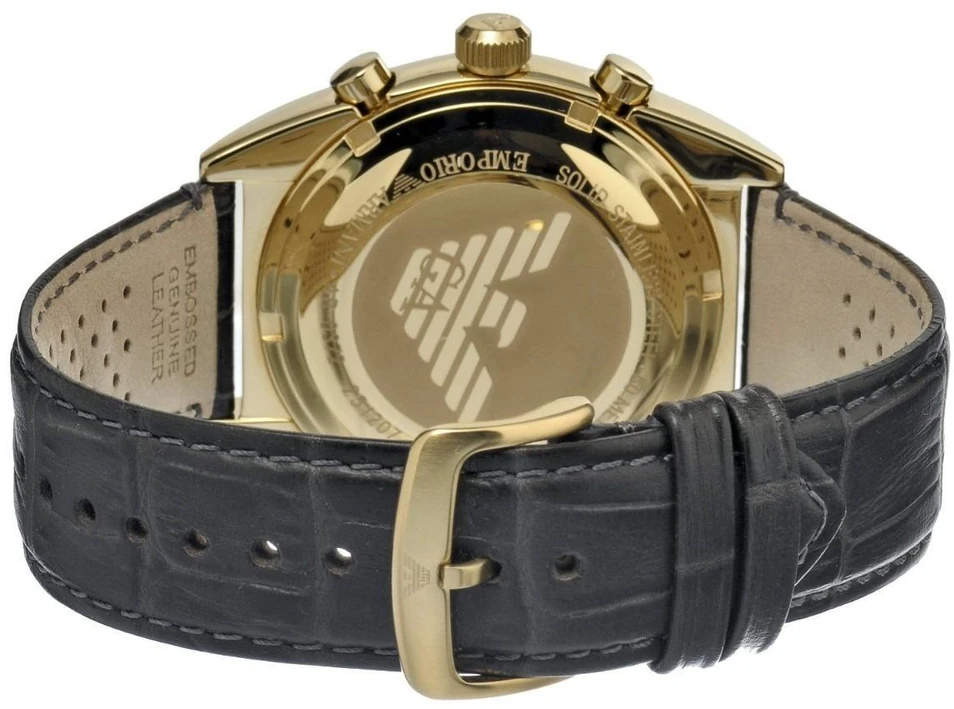 Laikrodis ARMANI AR0386. Kwarcowy, Kolor auksinė. Mężczyzna.