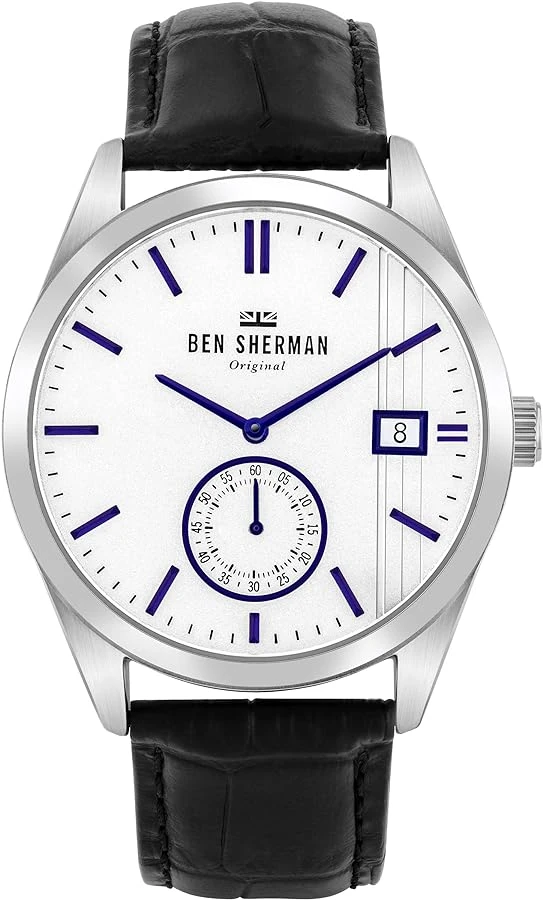 Laikrodis BEN SHERMAN WB039UB. Kwarcowy, Kolor balta. Mężczyzna.
