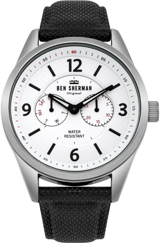 Laikrodis BEN SHERMAN WB069WB. Kwarcowy, Kolor balta. Mężczyzna.