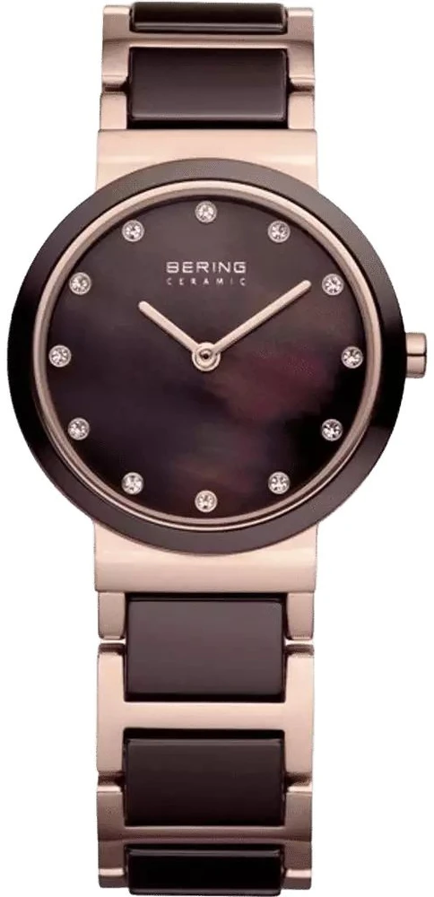 Laikrodis BERING 10729-765. Kwarcowy, Kolor ruda. Kobieta.