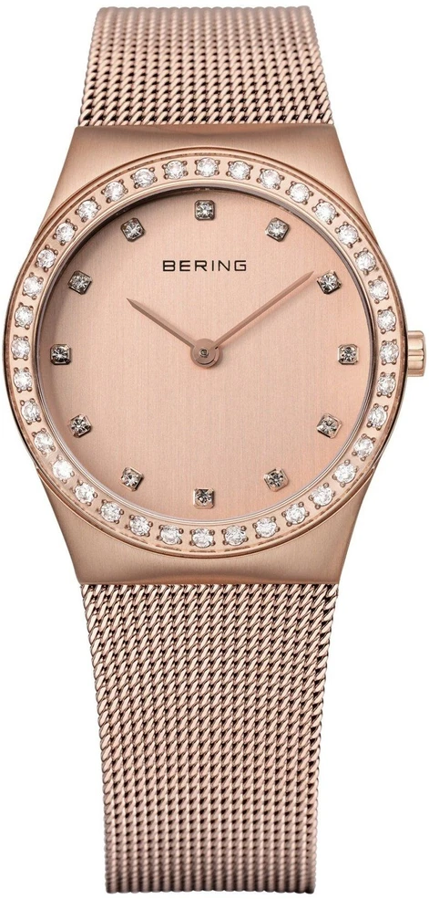Laikrodis BERING 12430-366. Kwarcowy, Kolor rožinė. Kobieta.