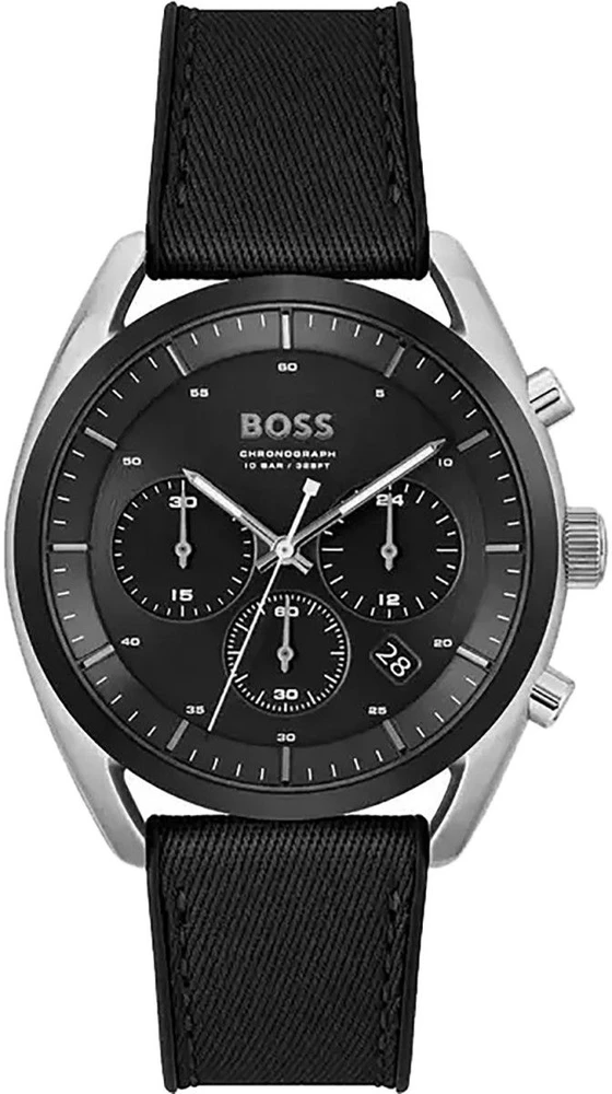 Laikrodis BOSS 1514091. Kvarcinis, juodos spalvos. Vyrams.