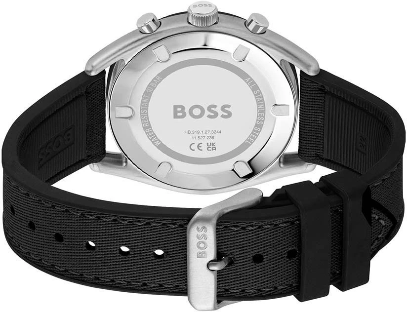 Laikrodis BOSS 1514091. Kvarcinis, juodos spalvos. Vyrams.