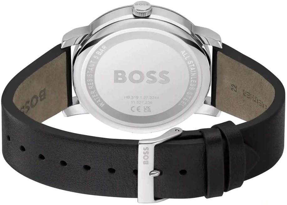 Laikrodis BOSS 1514125. Kvarcas, Juoda Spalva. Vyriški.