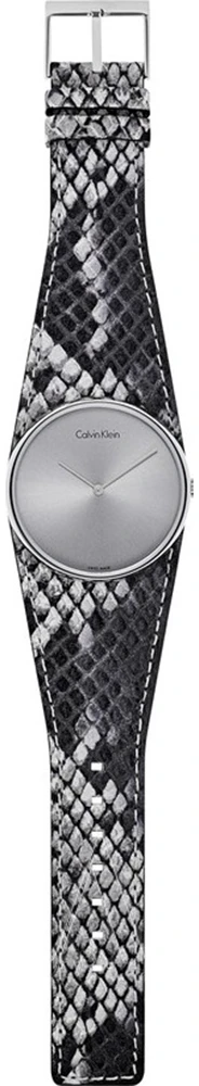 Laikrodis CALVIN KLEIN K5V231Q4. Kwarcowy, Kolor pilka. Kobieta.