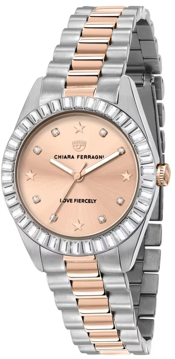 Laikrodis CHIARA FERRAGNI R1953100504. Kwarcowy, Kolor rožinė. Kobieta.