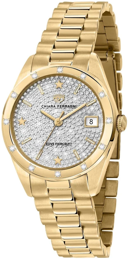 Laikrodis CHIARA FERRAGNI R1953100512. Kwarcowy, Kolor balta. Kobieta.