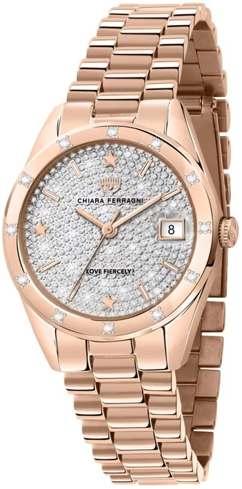 Laikrodis CHIARA FERRAGNI R1953100513. Kwarcowy, Kolor balta. Kobieta.
