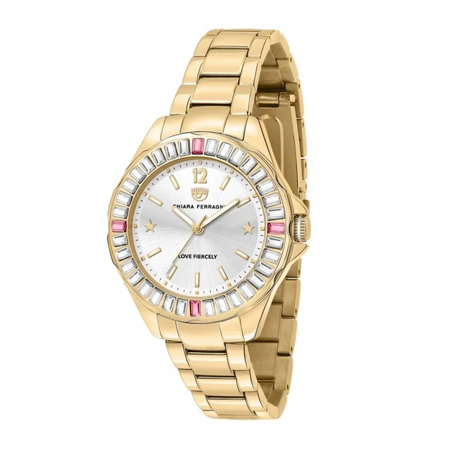 Laikrodis CHIARA FERRAGNI R1953101502. Kwarcowy, Kolor sidabrinė. Kobieta.