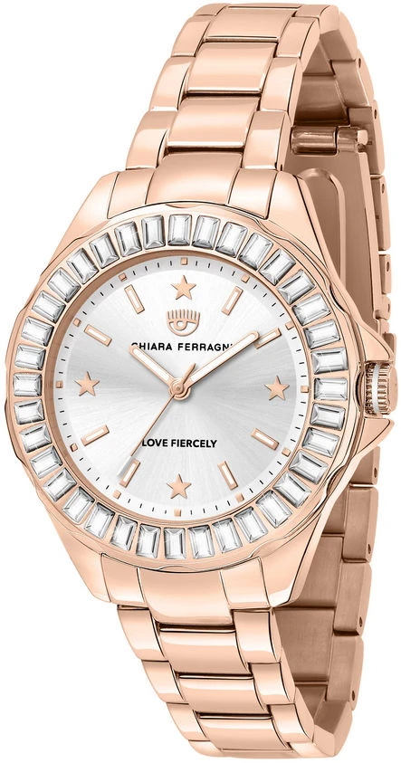 Laikrodis CHIARA FERRAGNI R1953101503. Kwarcowy, Kolor sidabrinė. Kobieta.