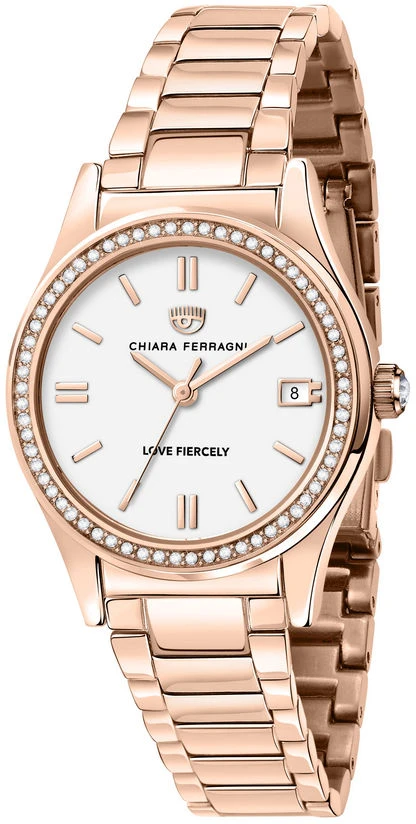 Laikrodis CHIARA FERRAGNI R1953102503. Kwarcowy, Kolor balta. Kobieta.