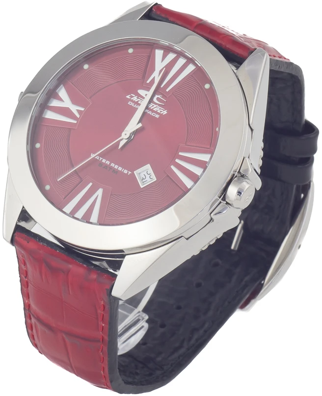 Laikrodis CHRONOTECH CT7636M-02. Kwarcowy, Kolor balta. Mężczyzna.