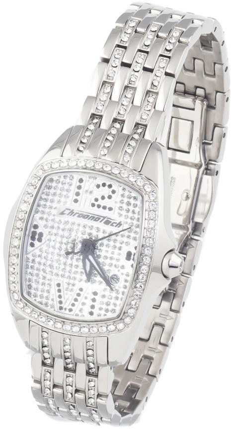 Laikrodis CHRONOTECH CT7930LS-39M. Kwarcowy, Kolor sidabrinė. Kobieta.