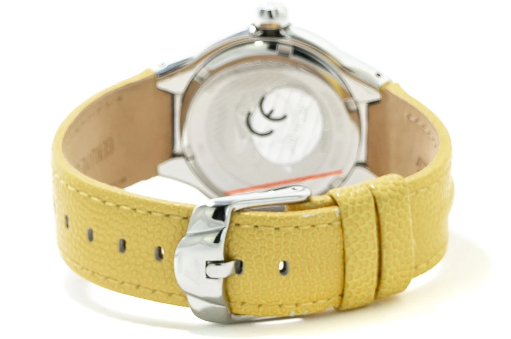 Laikrodis CHRONOTECH CT7980L-05S. Kwarcowy, Kolor geltona. Kobieta.