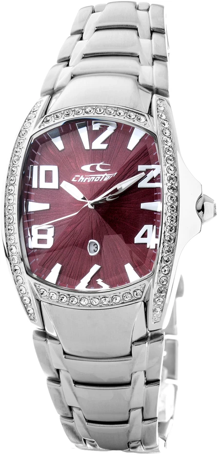 Laikrodis CHRONOTECH CT7988LS-64M. Kwarcowy, Kolor raudona. Kobieta.