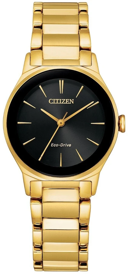 Laikrodis CITIZEN EM0737-58E. Słoneczny, Kolor juoda. Kobieta.