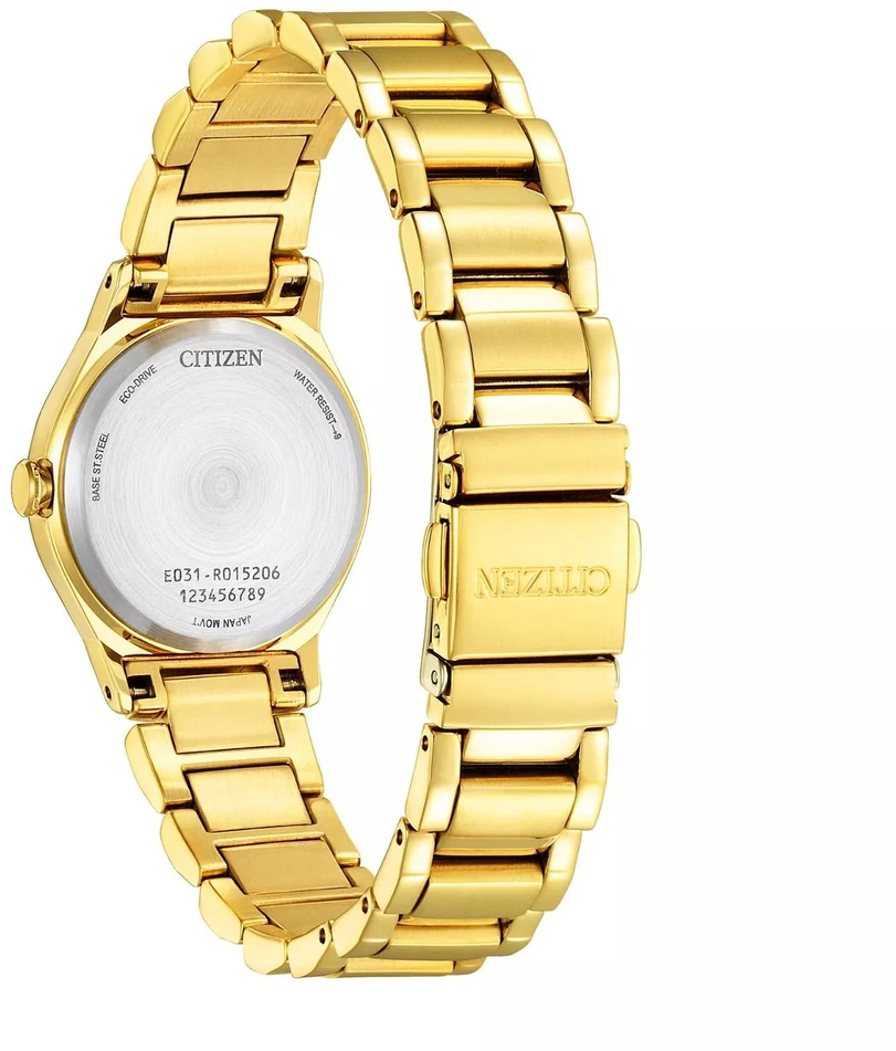 Laikrodis CITIZEN EM0737-58E. Słoneczny, Kolor juoda. Kobieta.