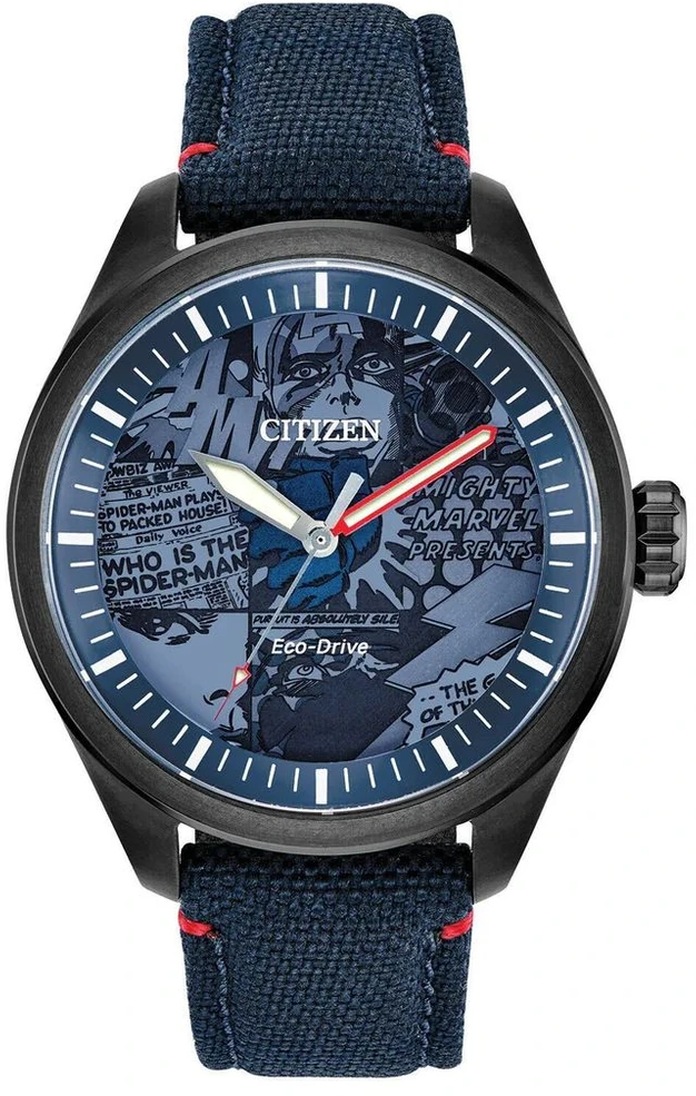 Laikrodis CITIZEN AW2037-04W. Słoneczny, Kolor mėlyna. Mężczyzna.